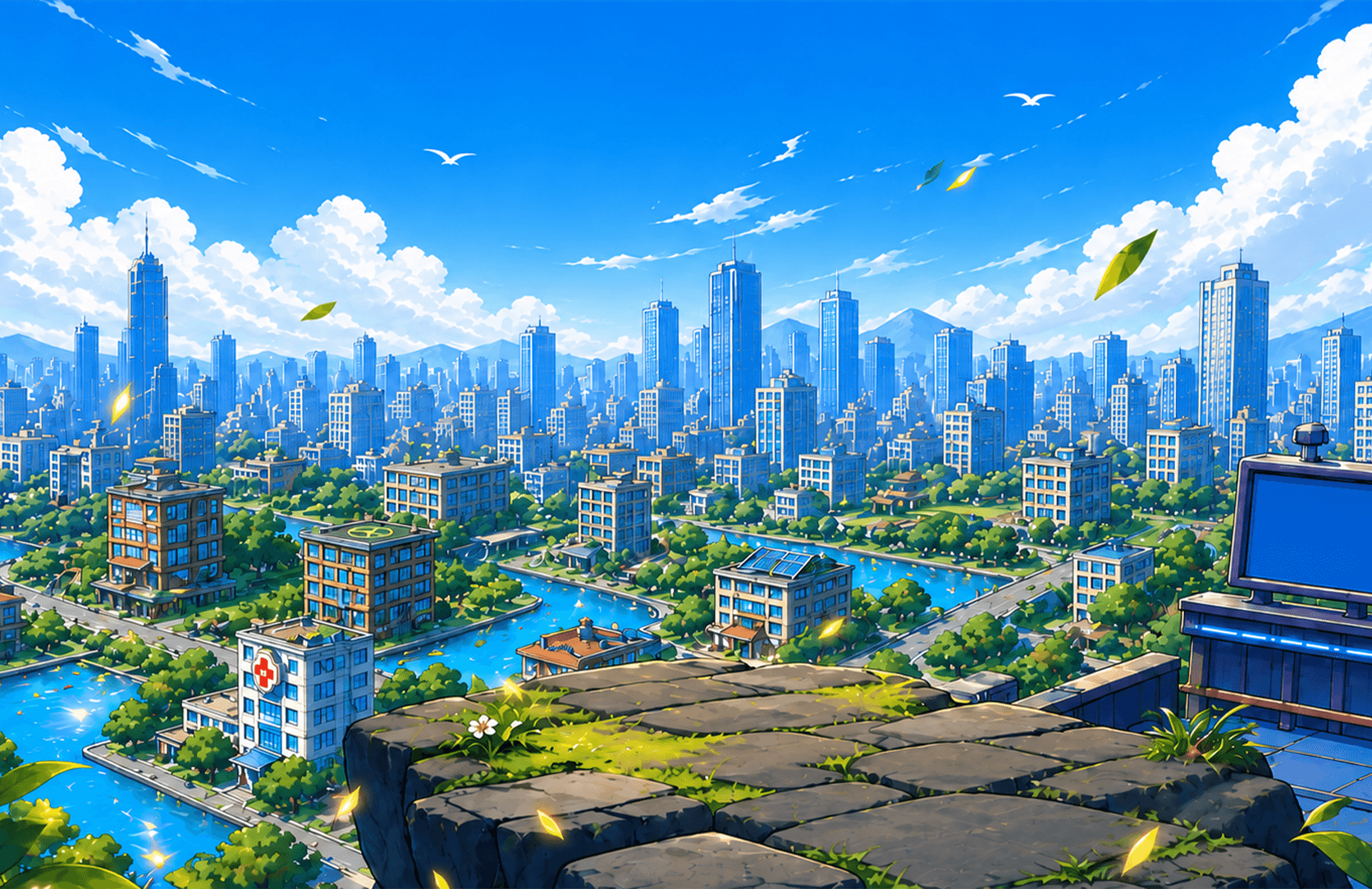 我在都市修仙的城市景观